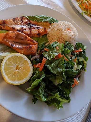 salmon kebab